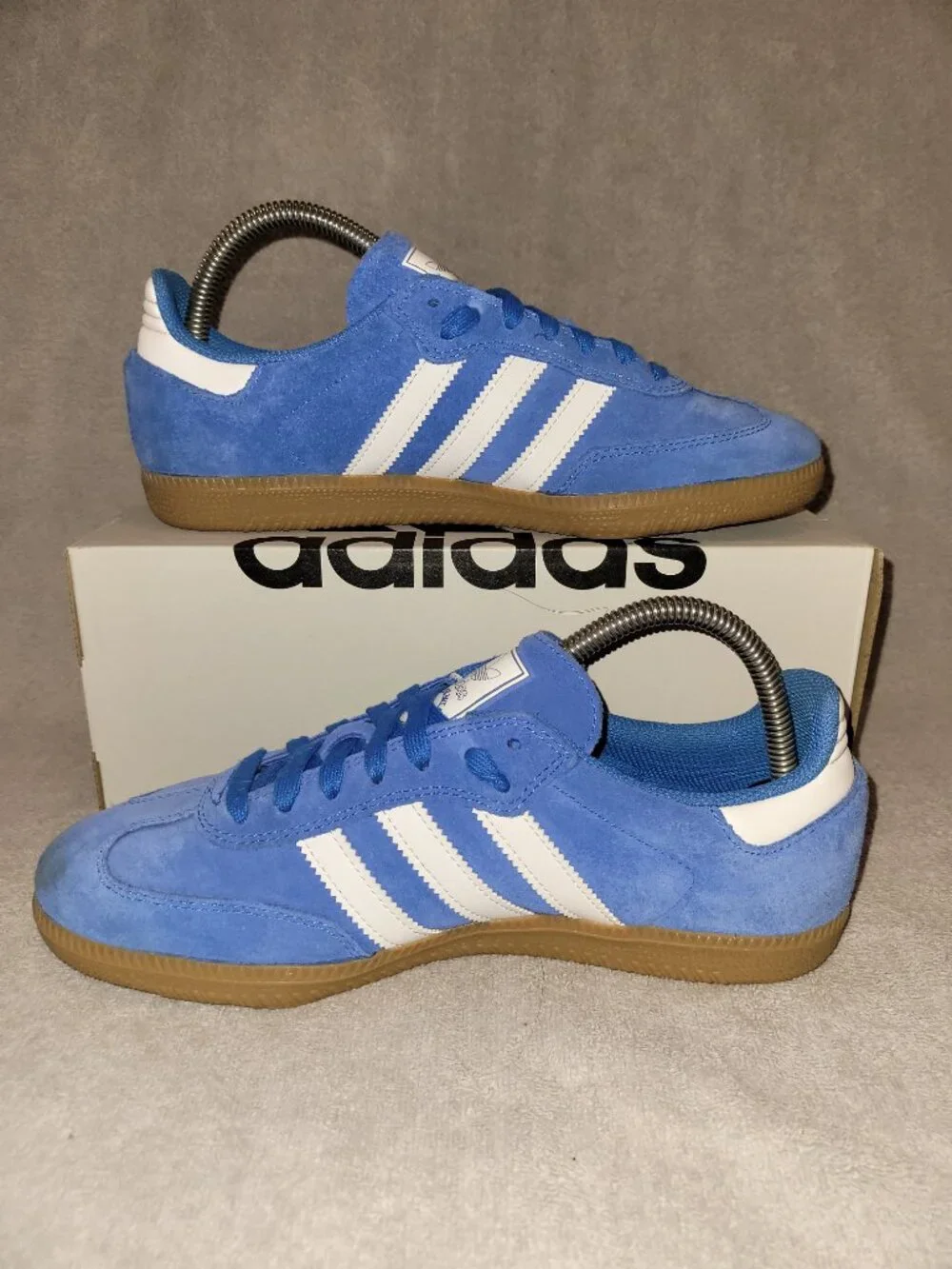 Adidas Originals Samba ADV Blue Bird Off White Tan Gum x JP5719 Men's Size 7